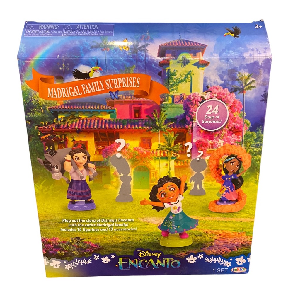 Disney Encanto Madrigal Family Surprises Advent Calendar 27 Pieces 24 Days NEW